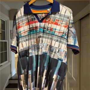 Robert Graham Multicolor Striped Men's Shirt